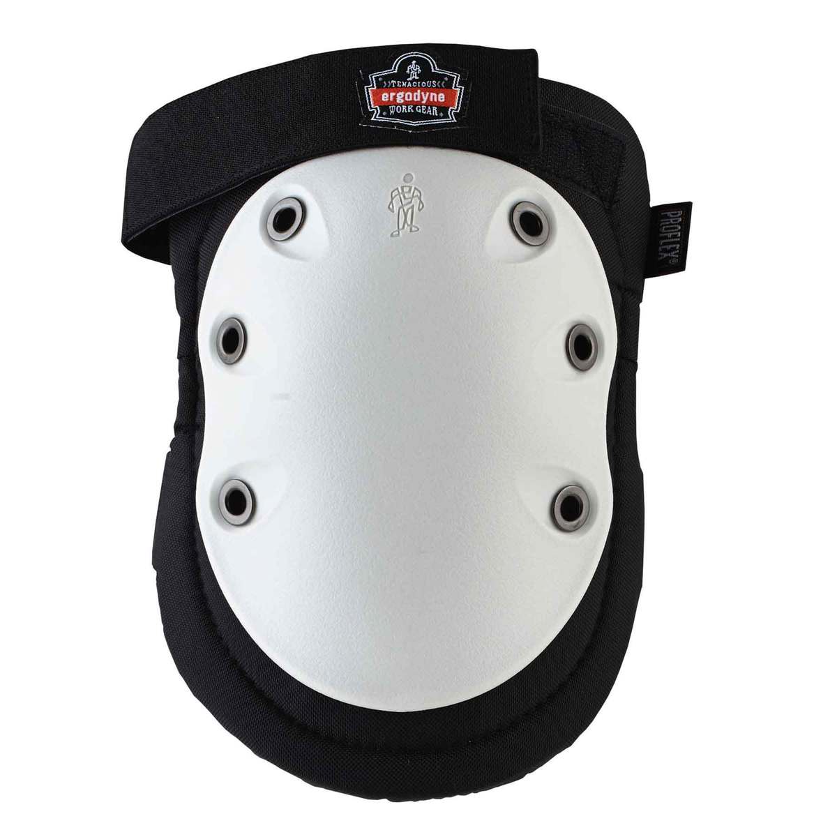 Ergodyne White ProFlex® 315HL Nylon/Foam Knee Pad With NBR Foam Padding