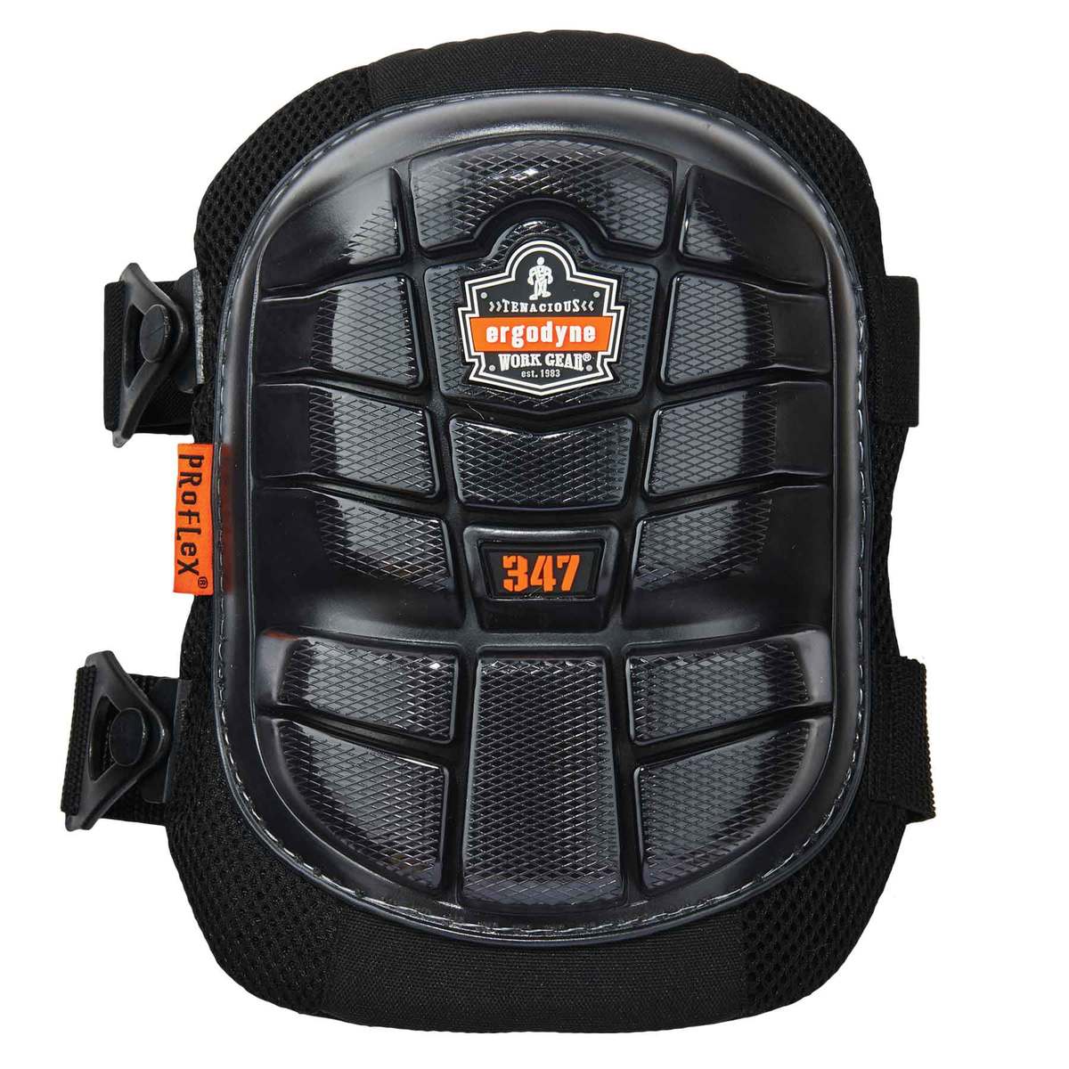 Ergodyne Black ProFlex® 347 TPE/Polyester/Foam/Gel Knee Pad With Gel/Foam Padding