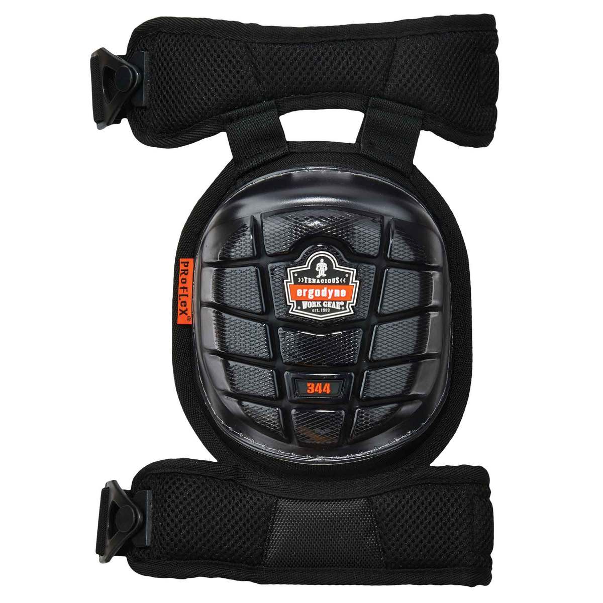 Ergodyne Black ProFlex® 344 TPE/Polyester/Foam/Gel Knee Pad With Gel/Foam Padding