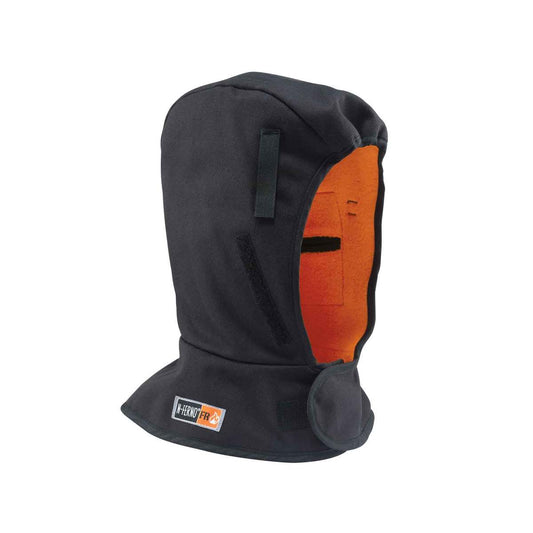 Ergodyne Black N-Ferno® 6882 Cotton Winter Liner With Hook And Loop Closure
