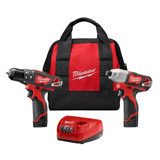 Milwaukee® M12™ 12 Volt 400 - 1500 rpm Cordless Combination Kit