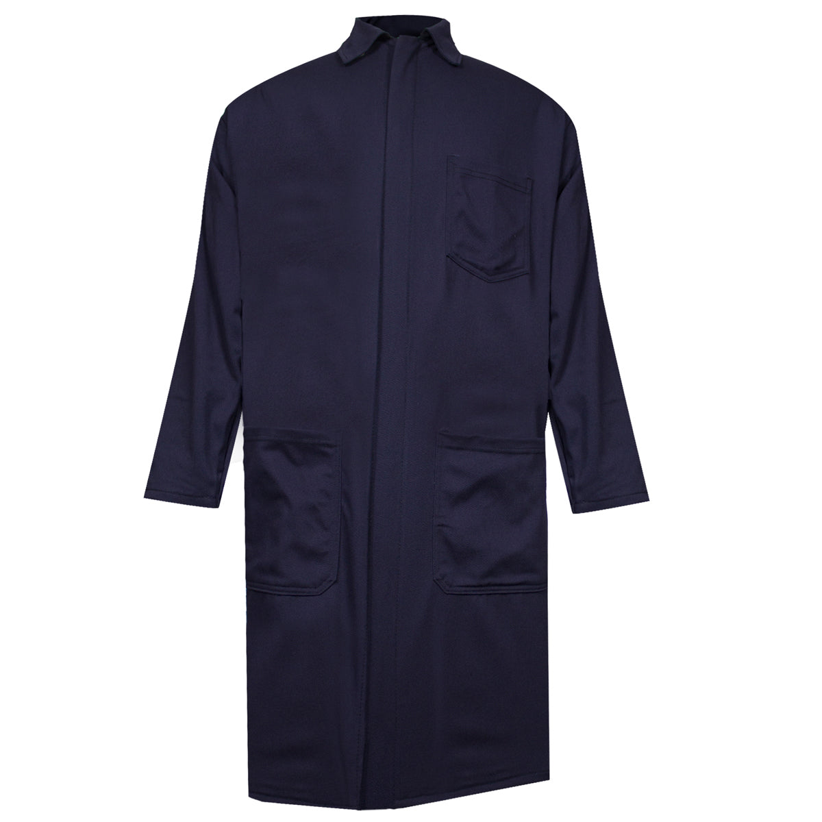 National Safety Apparel Large Blue Westex UltraSoft® Flame Resistant Jacket With Snap Front Closure
