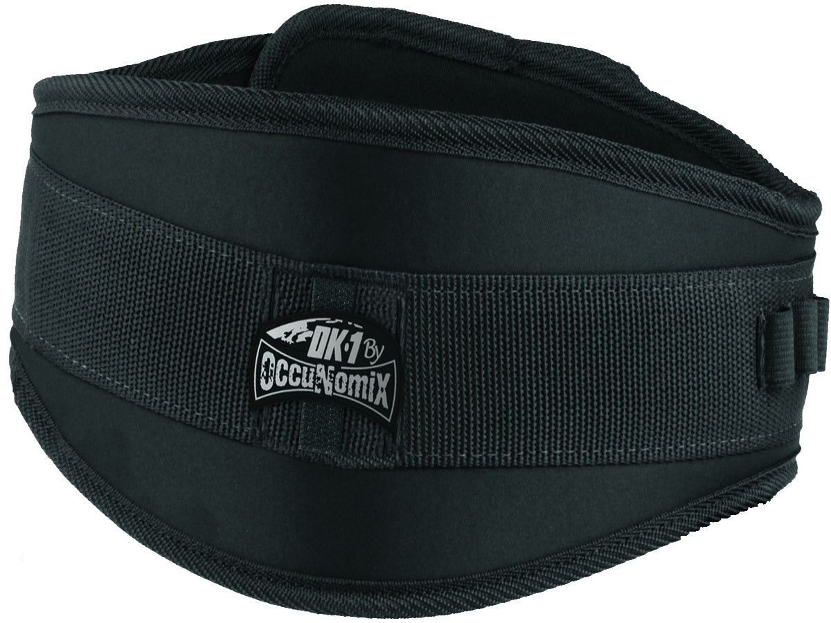 OccuNomix X-Large Blue Nylon Back Support With EVA Memory Foam Padding