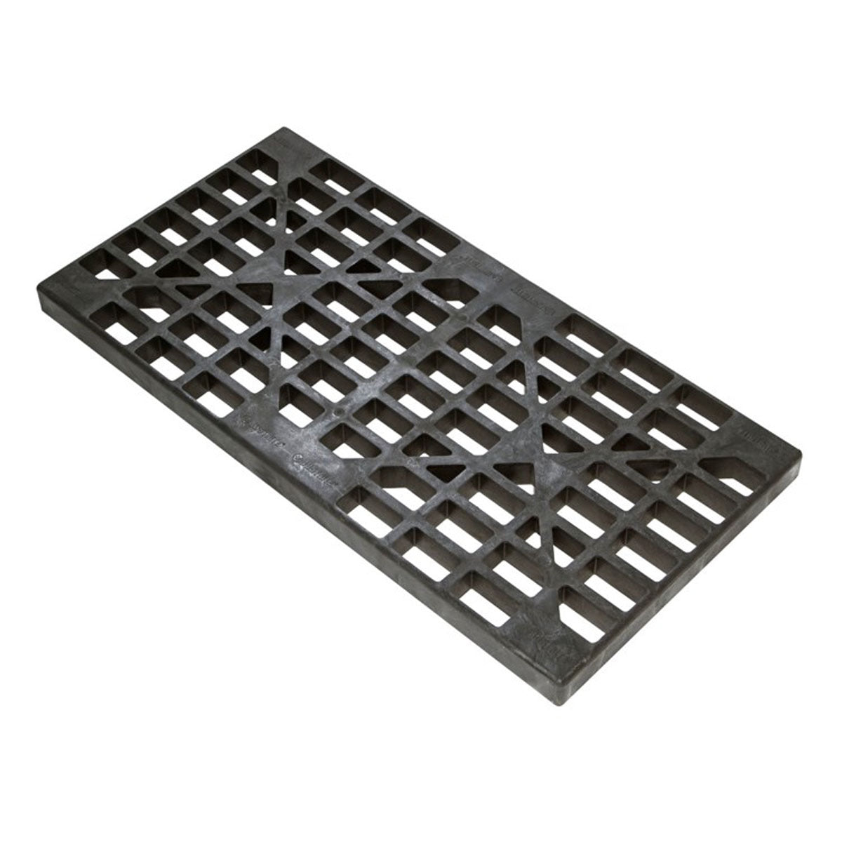 Justrite® 24" X 48" X 2 1/2" Black Polyethylene Spill Control Pallet Grate