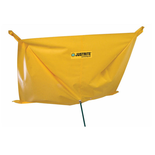 Justrite® 5' X 5' Yellow PVC Ceiling Leak Diverter