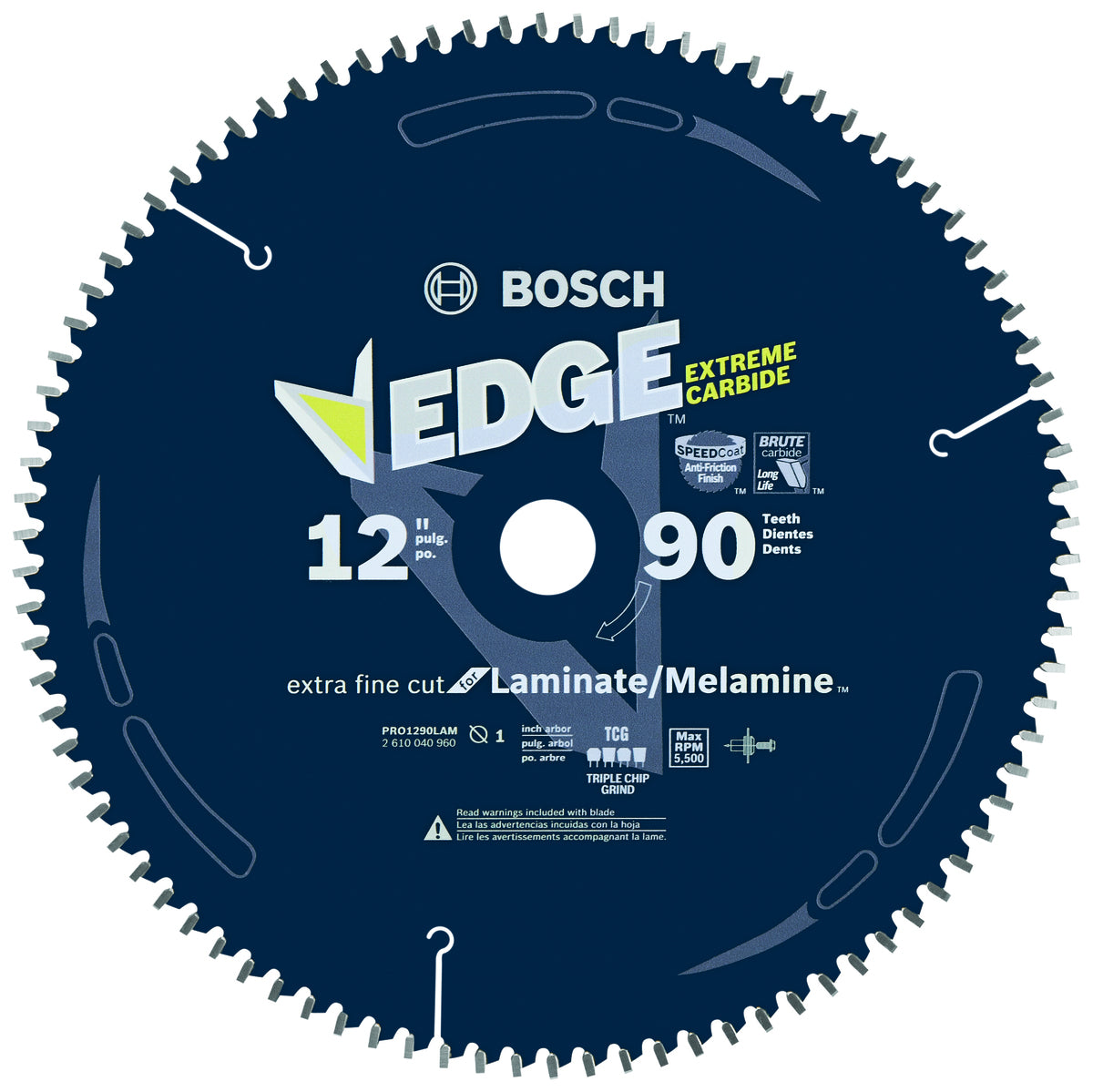 Bosch 12" 90 Teeth Carbide Tipped Circular Saw Blade