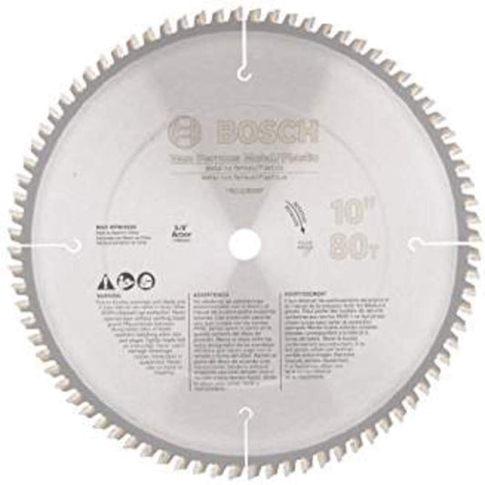 Bosch 10" 80 Teeth Carbide Tipped Circular Saw Blade