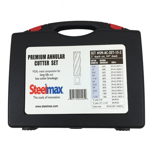 Steelmax® 7/16" - 1 1/6" X 2" Cutter Set