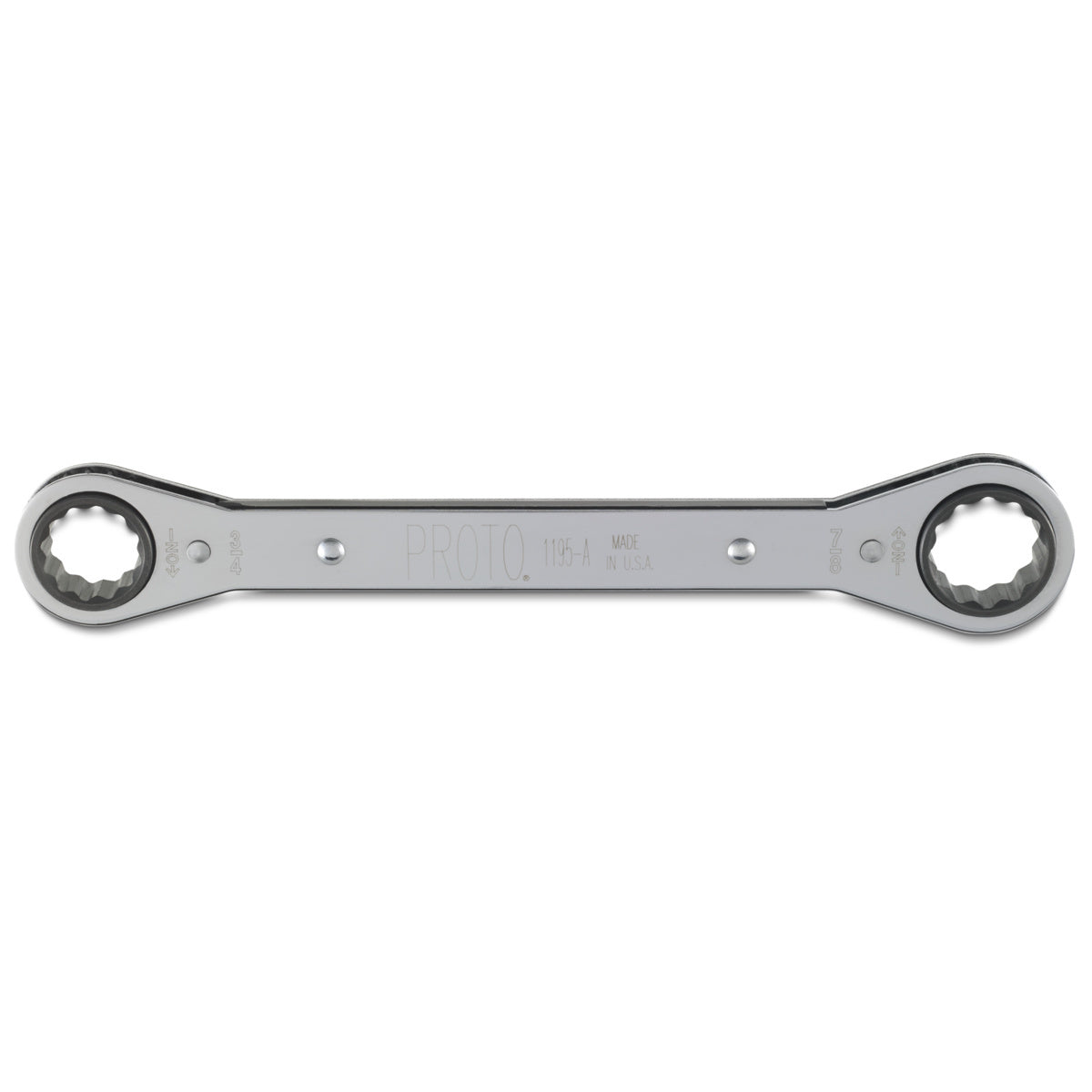 Stanley® 3/4" X 7/8" Steel Proto® 12 Point Double End Ratcheting Box Wrench