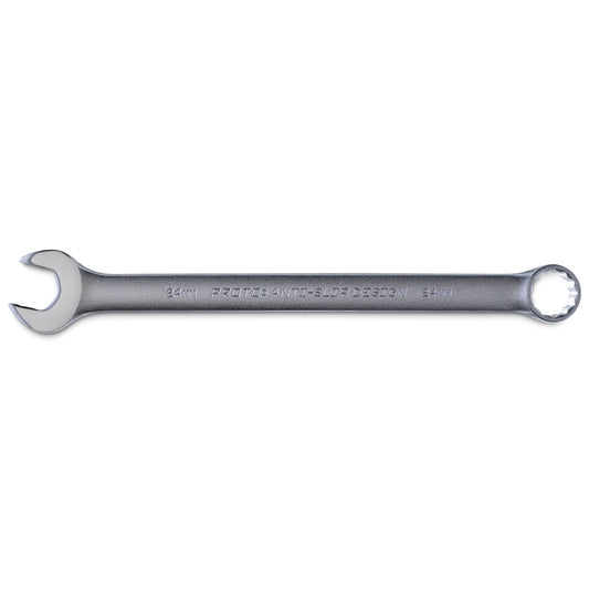 Stanley® 24mm X 338.1mm Gray Satin Finished Alloy Steel Proto® Combination Wrench