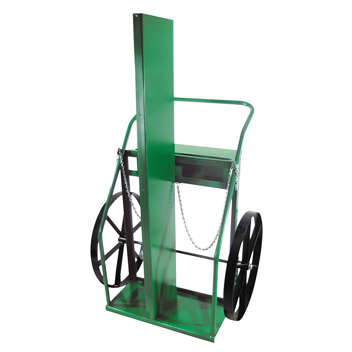 Anthony Welded Products 2 Cylinder Cart With 24" X 2" Steel Wheels And Continuous Handle