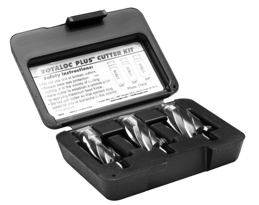 Hougen® 1/2" - 3/4" X 1" RotaLoc Plus™ Cutter Kit