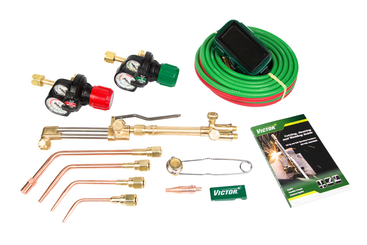 Victor® Journeyman® Select EDGE™ 2.0 Heavy Duty Acetylene Cutting/Heating/Welding Outfit CGA-300