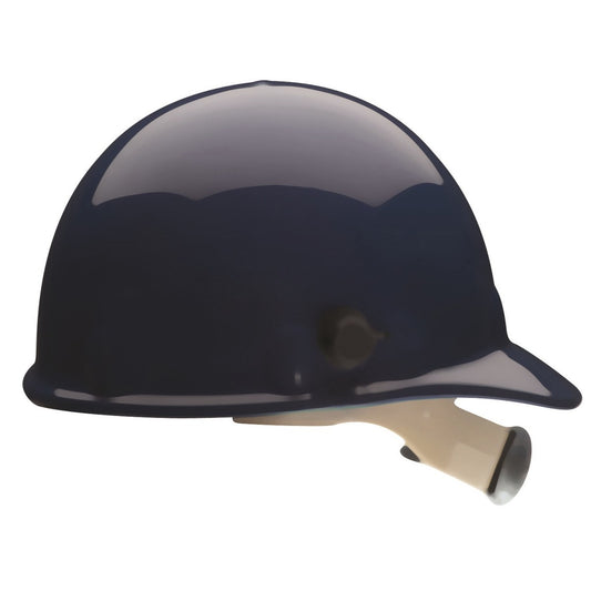 Honeywell Blue Fibre-Metal® E-2 SuperEight Thermoplastic Cap Style Hard Hat With Ratchet/8 Point Ratchet Suspension