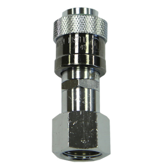Koike Aronson/Ransome Sentinel/GS 1 9/16" - 18 UNF RH/No 7 Brass/Stainless Steel Oxygen Regulator Socket