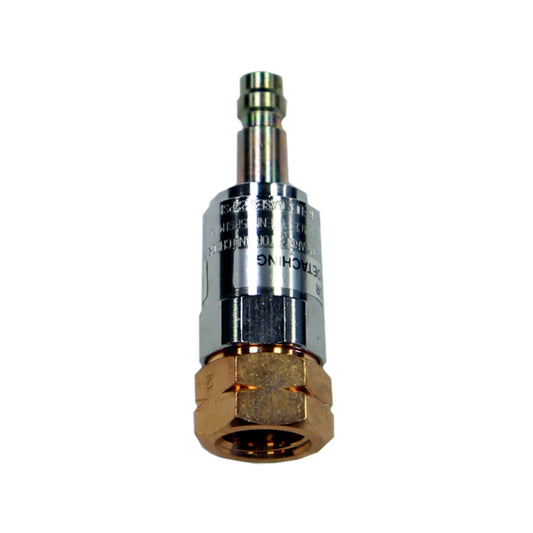 Koike Aronson/Ransome Super Sentinel/ZOP-2A 9/16" - 18 UNF RH/No 21 Brass/Stainless Steel Fuel Gas Torch Plug With Arrestor