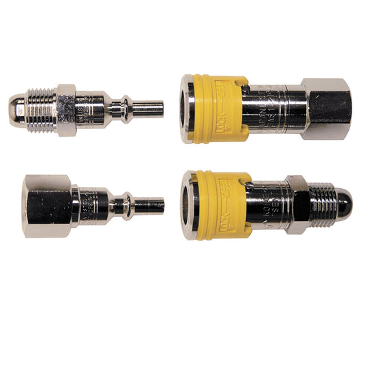 Koike Aronson/Ransome Global/LS 3SM 5/8" - 18 UNF RH Brass/Stainless Steel Inert Gas Regulator Quick Disconnect Socket