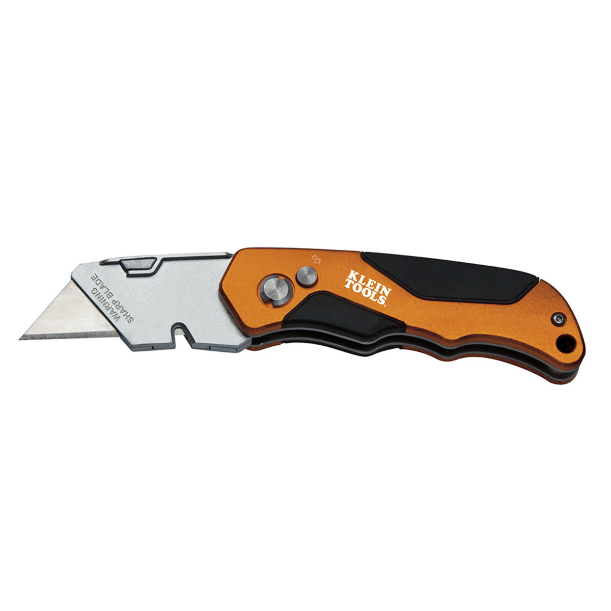 Klein Tools 6 1/4" Orange/Black Steel Knife