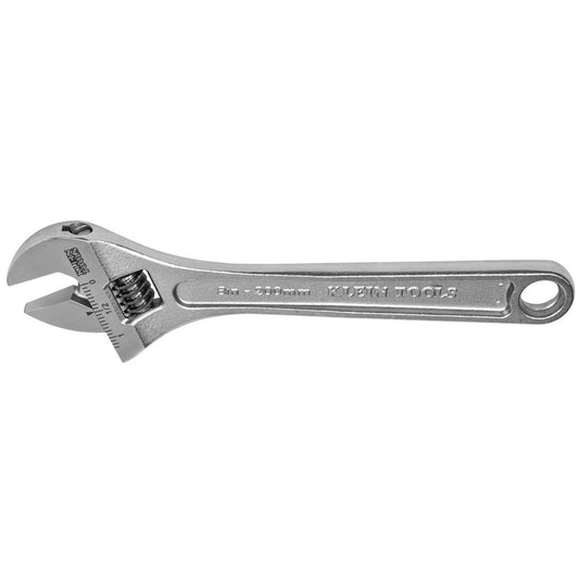 Klein Tools 8 1/8" Silver Chrome Plated Alloy Steel Wrench