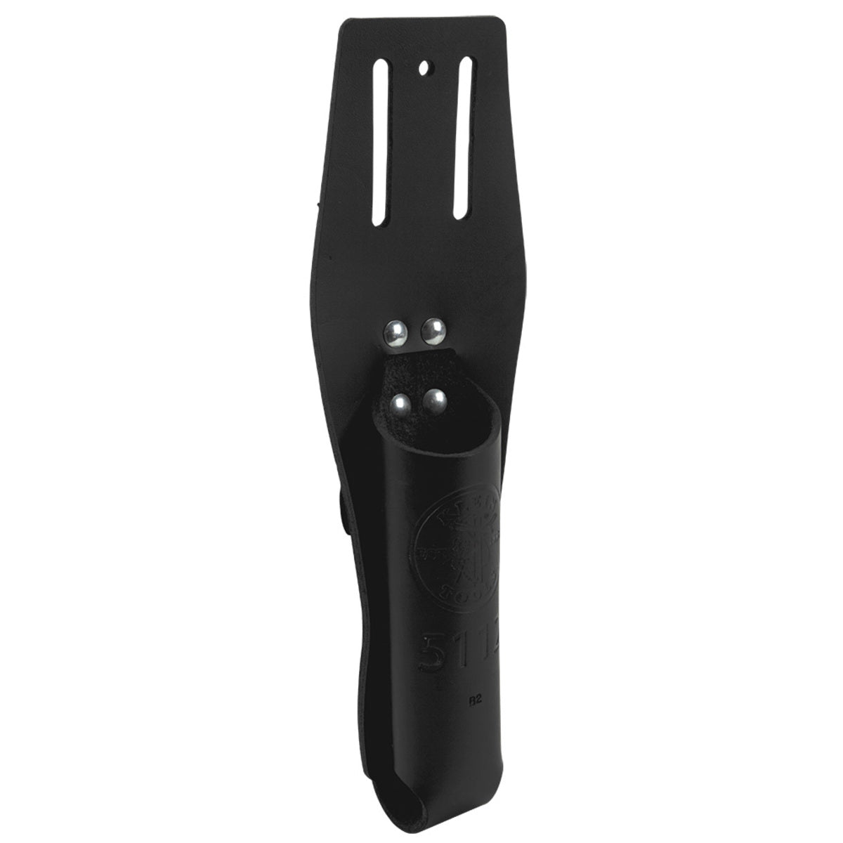 Klein Tools 3 1/4" X 11" Brown Leather Closed Bottom Plier Holder With 2" Slotted Belt