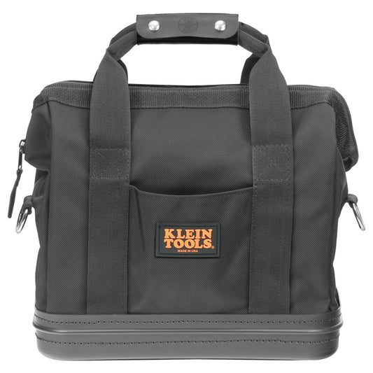 Klein Tools 15" X 8" X 14 1/2" Black Cordura® Ballistic Nylon Tool Bag With (8) Interior And (2) Exterior Pocket