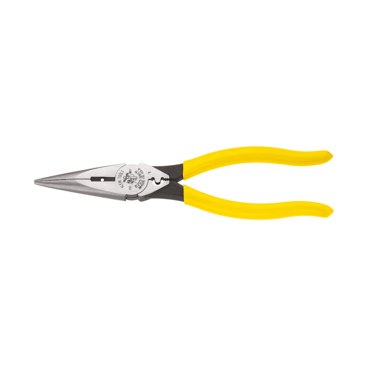 Klein Tools 8" Yellow Steel Plier