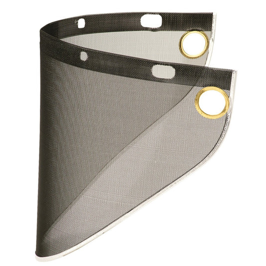 Honeywell Fibre-Metal® 9 3/4" X 19" X .06" Clear Stainless Mesh Faceshield