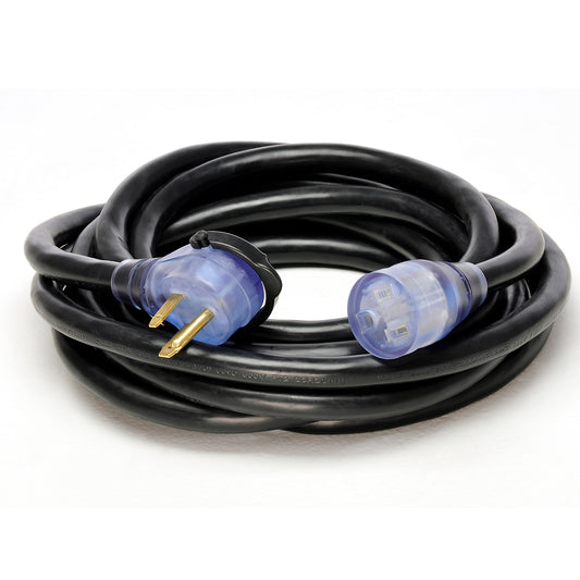 RADNOR™ 25' 40 A/300 V PVC Jacket Black Extension Cord