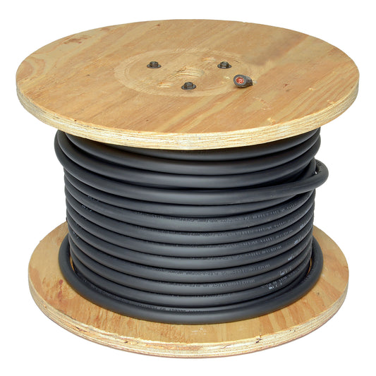 RADNOR™ 1/0 Black Flex-A-Prene® Welding Cable 100' HD Shrink Pack