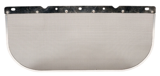 MSA V-Gard® 8" X 16.5" Black Aluminum Mesh Faceshield