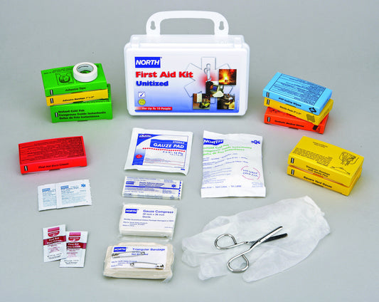 Honeywell White Plastic Portable/Wall Mount 10 Unit First Aid Kit