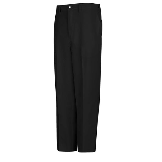 Red Kap® 34" X 36" Black Cook Pant With Brass Zipper And Snap Closure