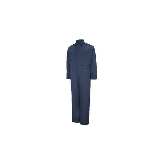 Red Kap® 38"/Long Navy 7.25 Ounce Coveralls With Zipper Closure