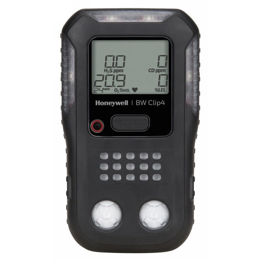BW Technologies by Honeywell BW™ Clip4 Portable Hydrogen Sulfide, Combustible Gas, Oxygen And Carbon Monoxide Gas Monitor