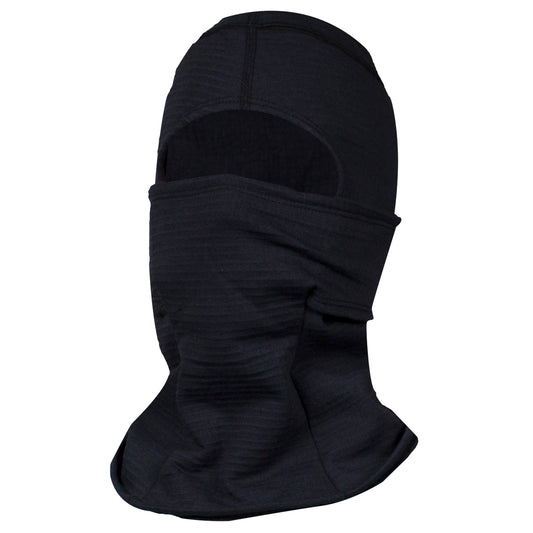 National Safety Apparel  Black FR Polartec® Power Grid™ Fleece Flame Resistant Hood