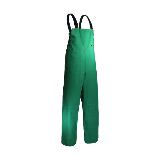 Dunlop® Protective Footwear X-Large Green Chemtex .42 mm Nylon, Polyester, And PVC Bib Pants/Overalls