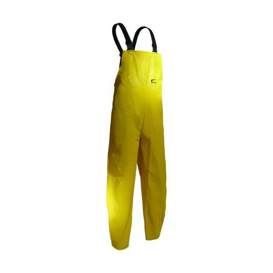 Dunlop® Protective Footwear Large Yellow Webtex .65 mm Polyester And PVC Bib Pants/Overalls