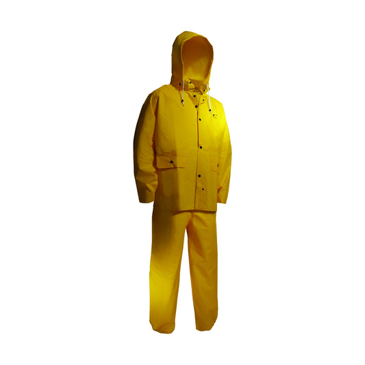 Dunlop® Protective Footwear 2X Yellow Tuftex .3 mm Nylon, PVC, And PVC Scrim Suit