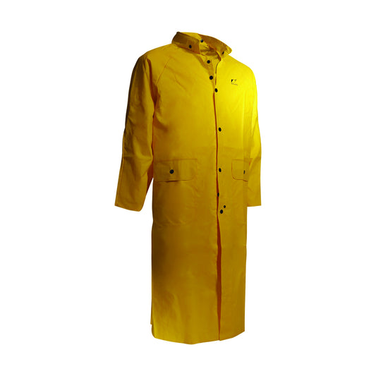 Dunlop® Protective Footwear 2X Yellow 48" Tuftex .3 mm Nylon, PVC, And PVC Scrim Coat/Jacket