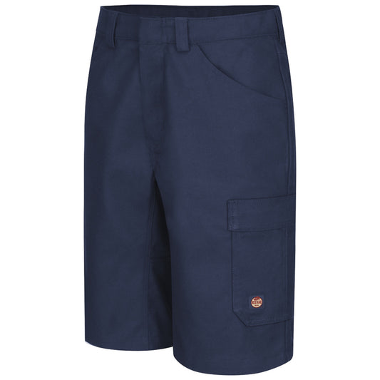 Red Kap® 44" X 13" Navy 8 Ounce Polyester/Cotton/Spandex Shorts With Button Closure