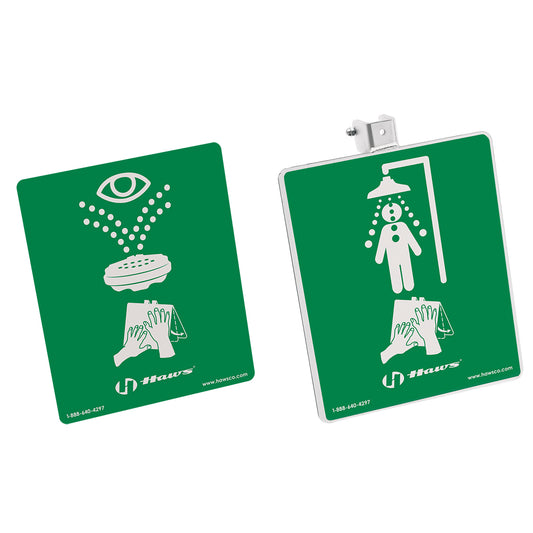 Haws® Zinc-Plated Steel Push Plate