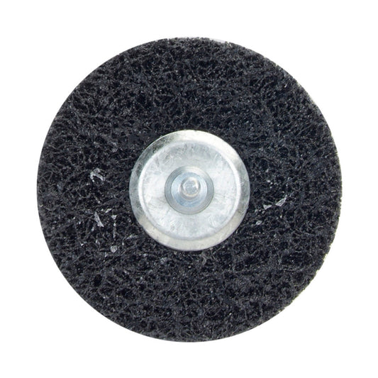 Merit® 4" X 1/2" Extra Coarse Grade Silicon Carbide Surface Strip Black Wheel