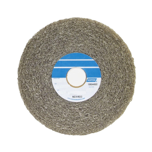 Norton® 4 1/2" X 5/8" Medium Grade Aluminum Oxide Bear-Tex Series 1000 Gray Convolute Wheel