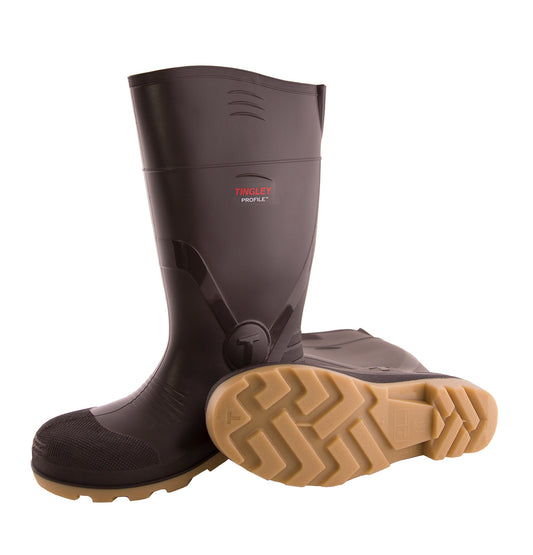 Tingley Size 11 Profile® Brown 15" PVC Knee Boots