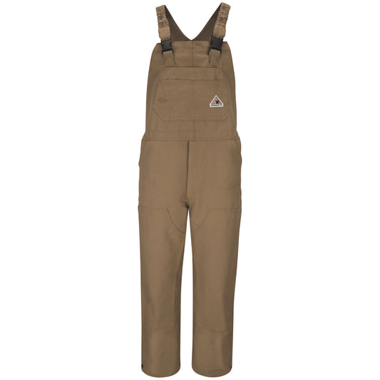 Bulwark® 38" X 32" Brown Cannonball®/Cotton Duck Flame Resistant Bib With Zipper Front Closure