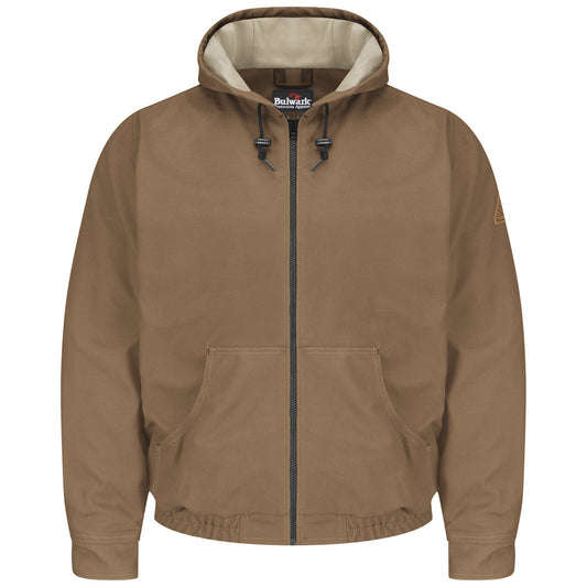 Bulwark® 2X Tall Brown Westex Ultrasoft® Duck/Cotton/Nylon Flame Resistant Jacket With Cotton Lining Zipper Front Closure