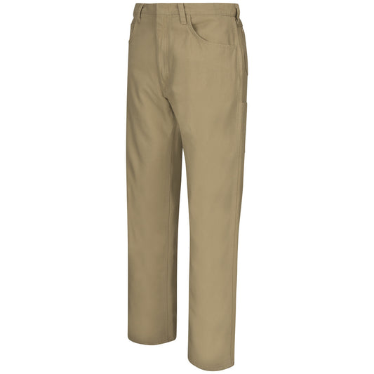 Bulwark® 34" X 32" Khaki Cotton/Nylon Flame Resistant Jeans With Button Closure