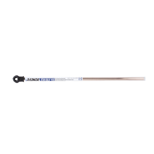RADNOR™ 0.050" X 1/8" X 20" BCuP-5 Stay-Silv® 15 Flat Brazing Alloy Filler Metal 0.350 lb 8 Pc Tube