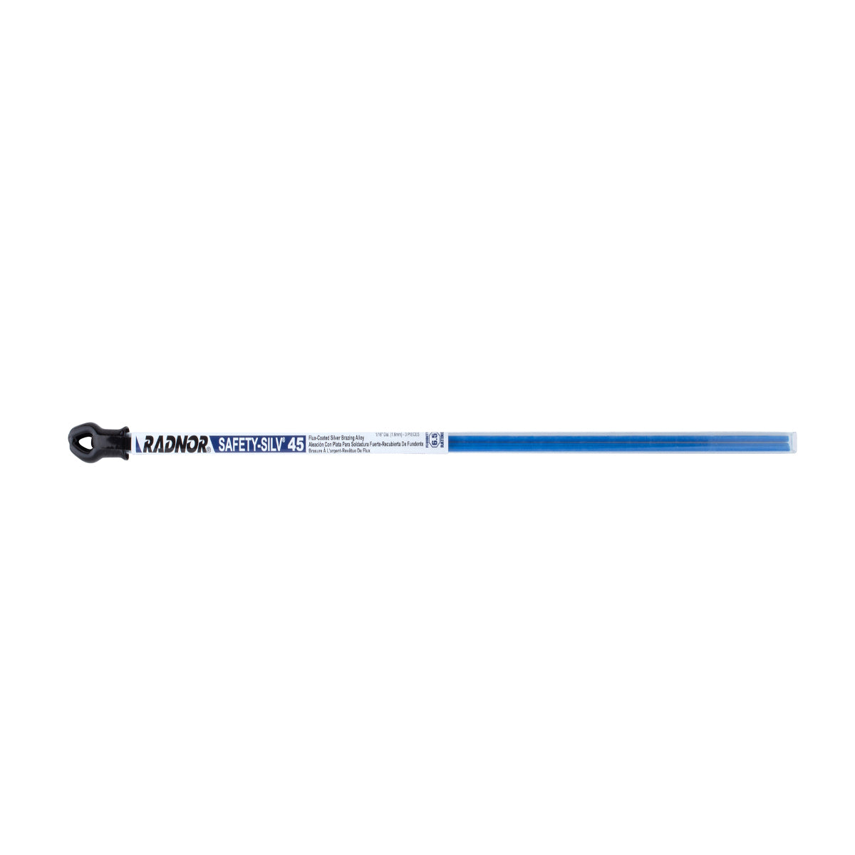 RADNOR™ 1/16" X 18" BAg-5 Safety-Silv® 45 Round High Silver Brazing Alloy Filler Metal 0.150 lb 3 Pc Tube