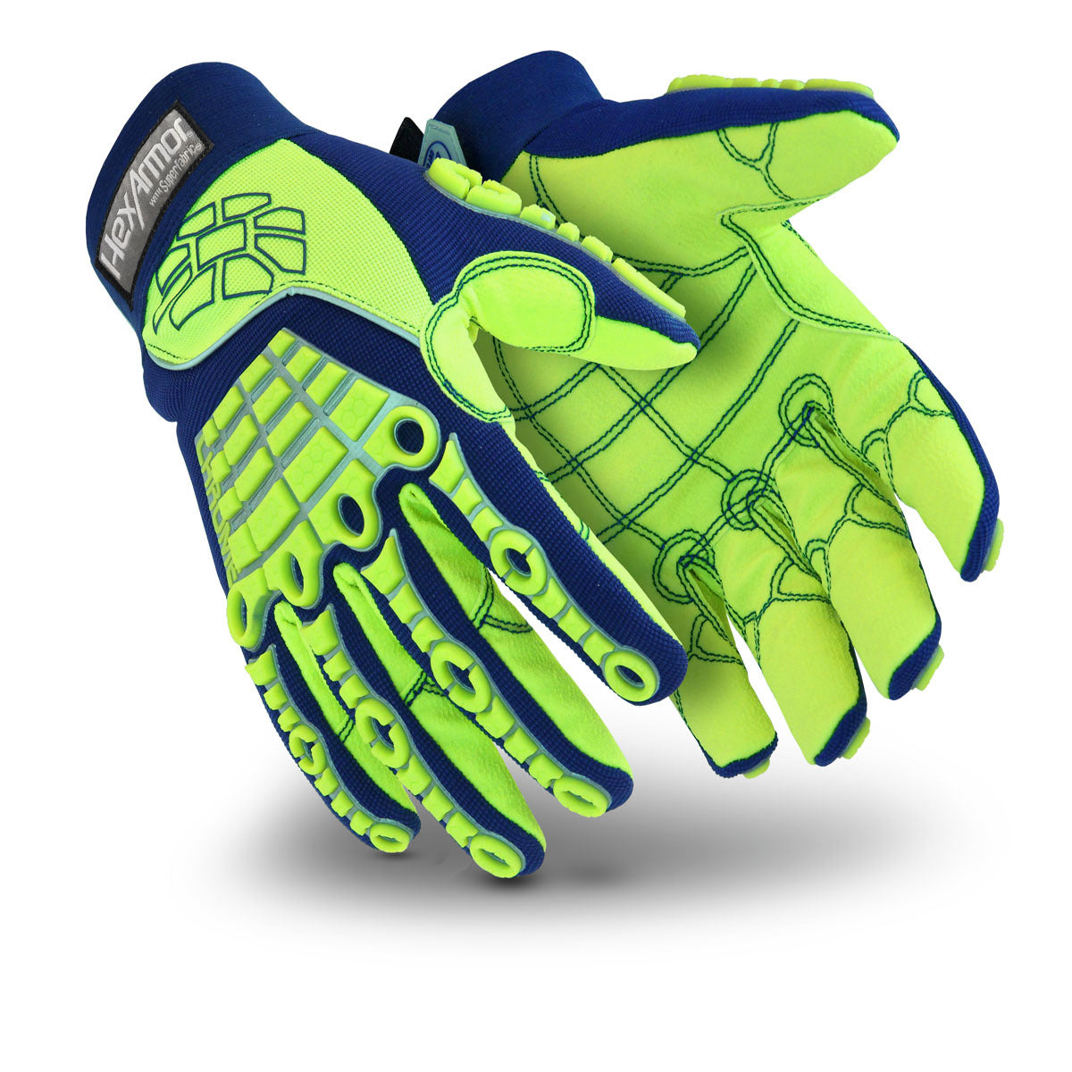 HexArmor® X-Large Chrome Series SuperFabric®, TPX And TPR Cut Resistant Gloves